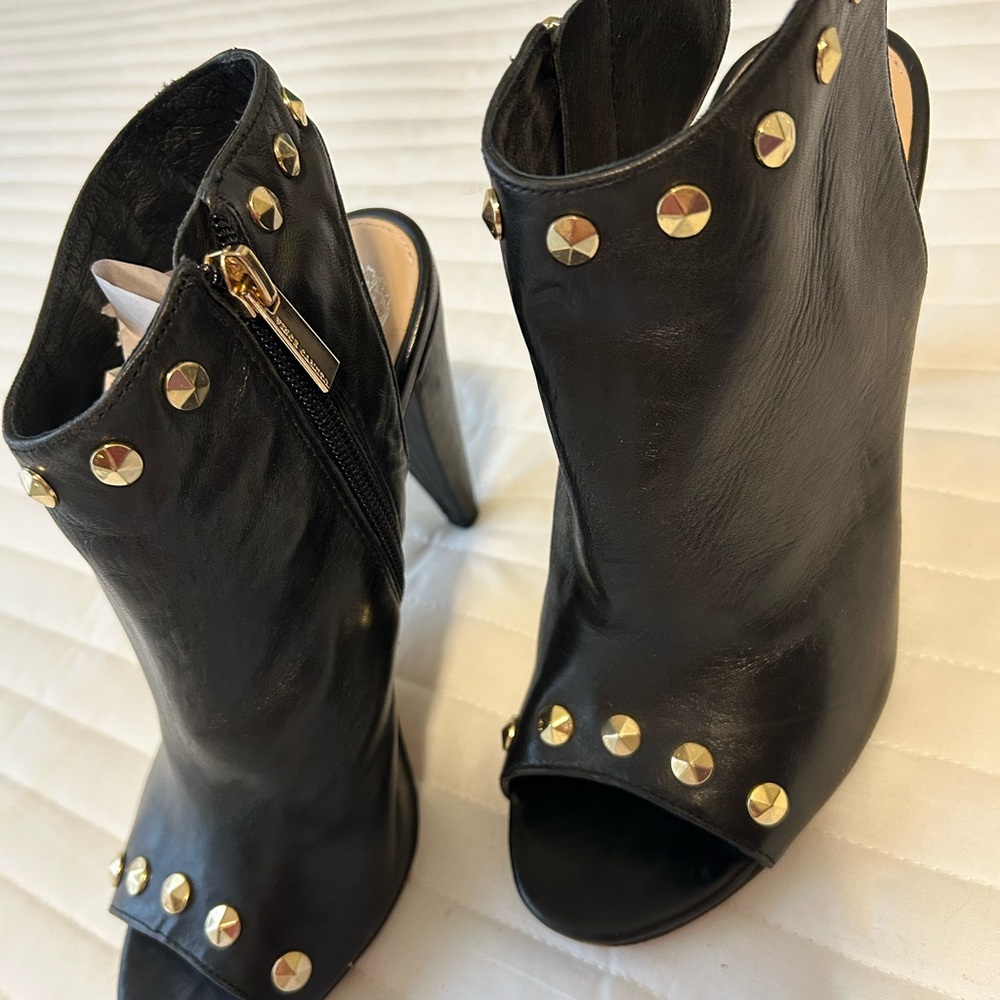 Vince Camuto soft leather studded boots